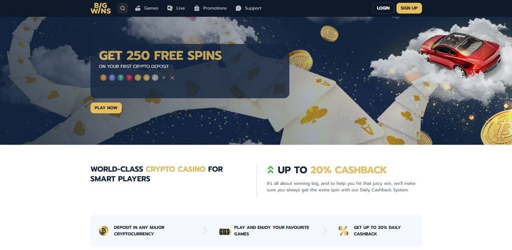 Big Wins Gambling Enterprise Testimonial UK - Non Gamstop